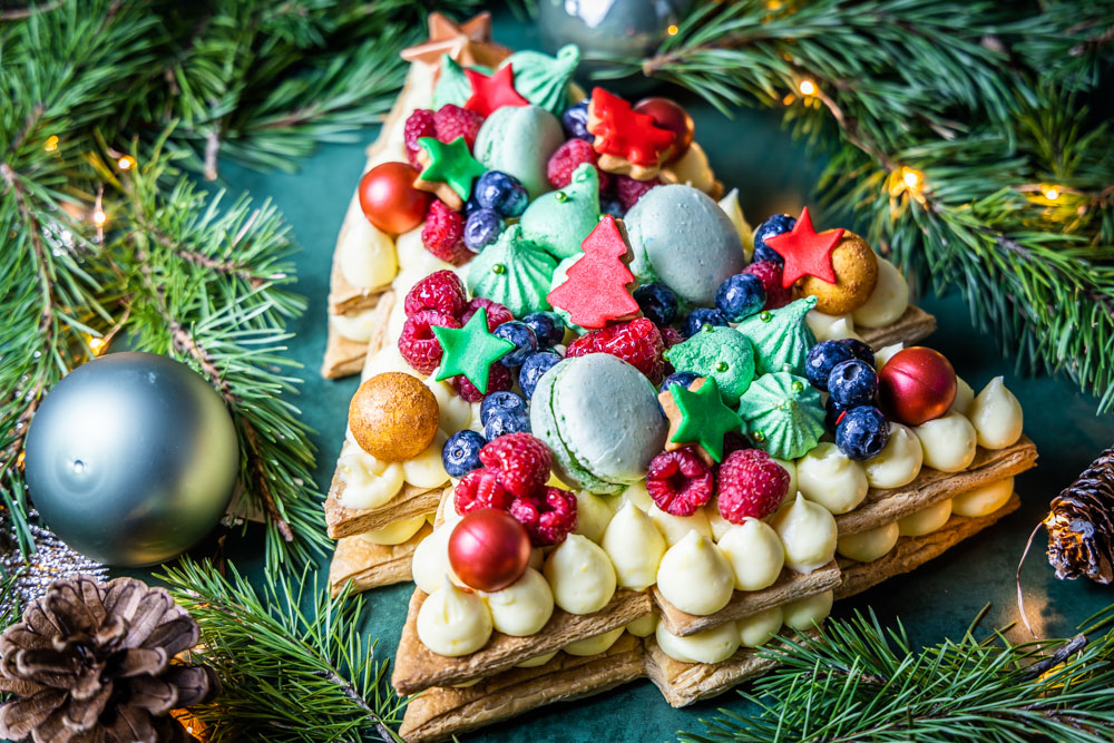 Assortiment de mignardises raffinées