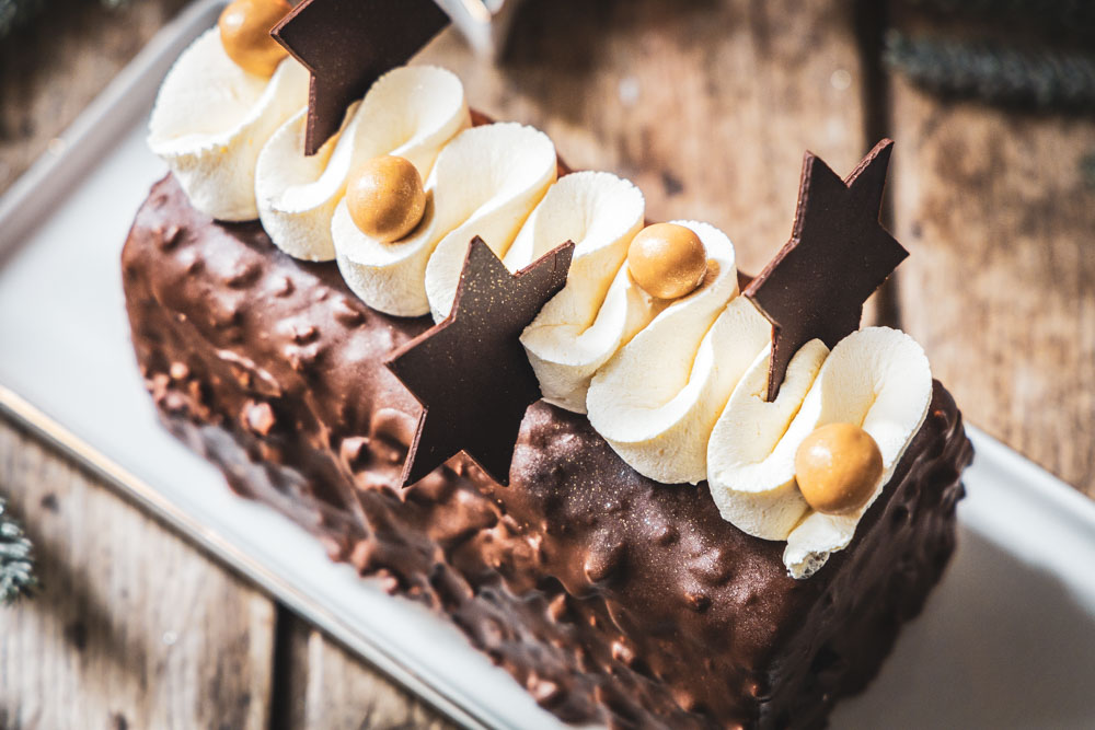 Bûche au chocolat